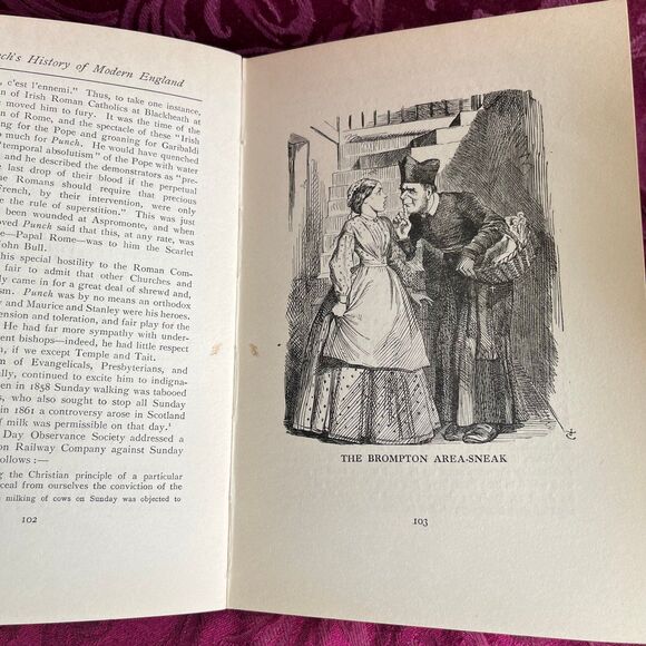 Mr. Punch's History of Modern England by Charles L. Graves. In Four Vols. Vol II - Picture 8 of 12